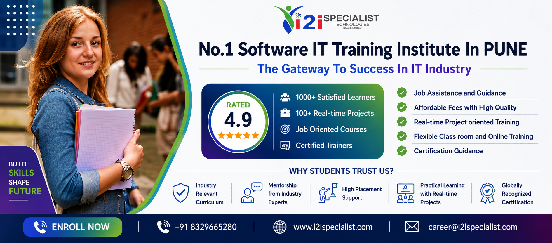 Top Placement Oriented IT Training Institute in Pune with Internship Programs